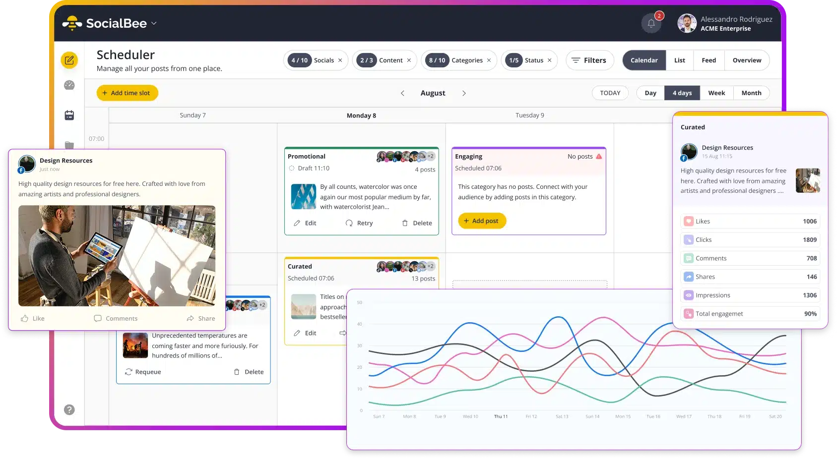 social bee product image